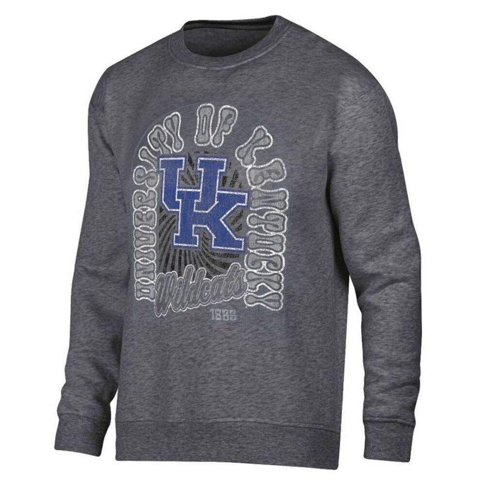 NCAA Kentucky Wildcats Charcoal Crew Neck Sweatshirt - M